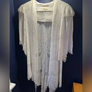 Fabulous Fringy Lacy Cardigan